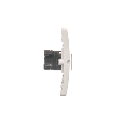 SIMON BASIC Gniazdo teleinformatyczne RJ45 kat.5e + RJ11 białe