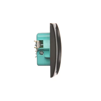 SIMON BASIC Gniazdo wtyczkowe podwójne bez uziemienia kompletne 16A 230V czekoladowe