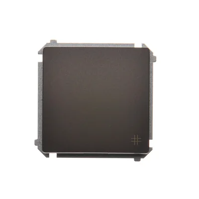 SIMON BASIC Łącznik krzyżowy (moduł) 10AX 230V czekoladowy