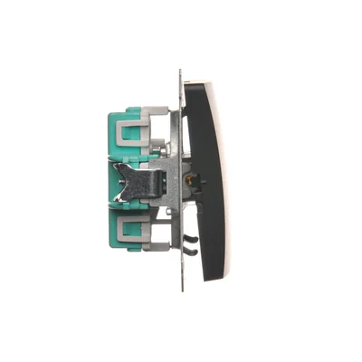 SIMON BASIC Łącznik krzyżowy (moduł) 10AX 230V grafit mat