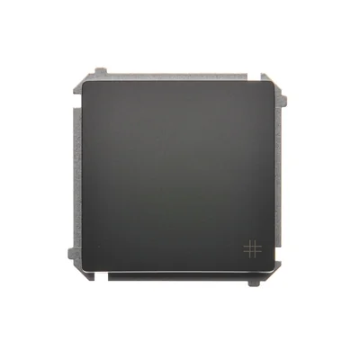 SIMON BASIC Łącznik krzyżowy (moduł) 10AX 230V grafit mat