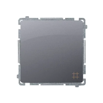 SIMON BASIC Łącznik krzyżowy (moduł) 10AX 230V srebrny mat
