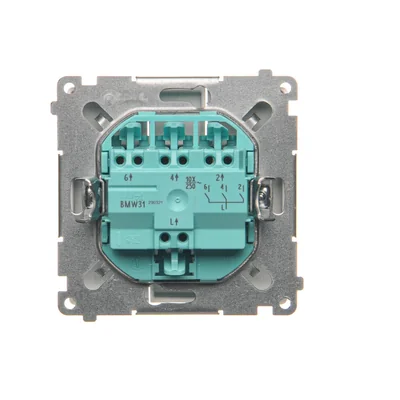 SIMON BASIC Łącznik potrójny 10A 250V biały