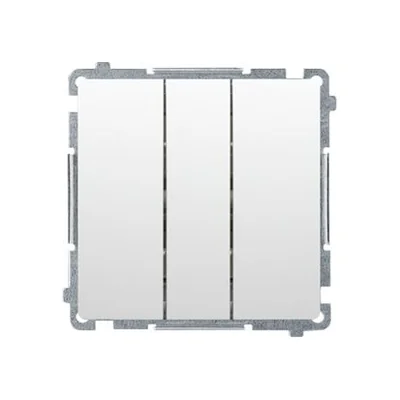 SIMON BASIC Łącznik potrójny 10A 250V biały