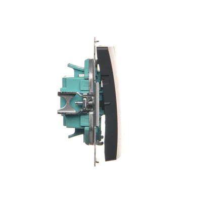 SIMON BASIC Łącznik potrójny 10A 250V grafit matowy