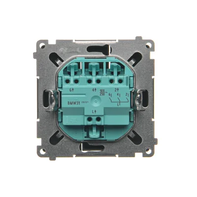 SIMON BASIC Łącznik potrójny 10A 250V grafit matowy