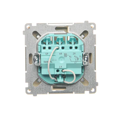 SIMON BASIC Łącznik potrójny z podświetleniem LED 10A 250V beżowy