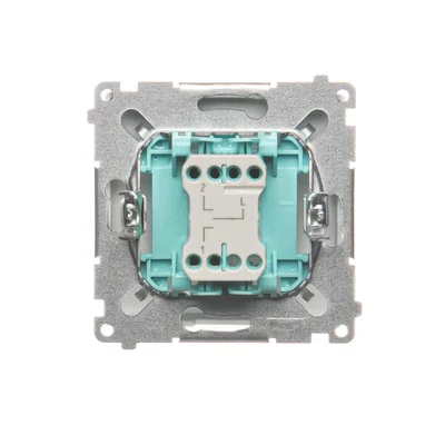 SIMON BASIC Łącznik roletowy trójpozycyjny 1-0-2 biały