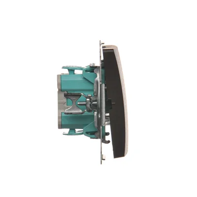 SIMON BASIC Łącznik schodowy (moduł) 10AX 230V czekoladowy