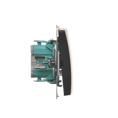 SIMON BASIC Łącznik schodowy (moduł) 10AX 230V grafit mat