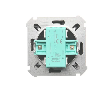 SIMON BASIC Łącznik schodowy (moduł) 16AX 230V czekoladowy