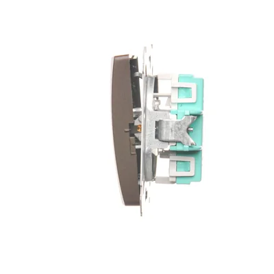 SIMON BASIC Łącznik schodowy (moduł) 16AX 230V czekoladowy