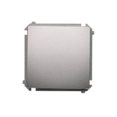 SIMON BASIC Łącznik schodowy (moduł) 16AX 230V srebrny mat