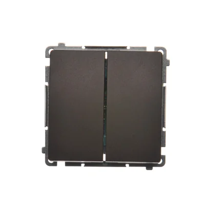 SIMON BASIC Łącznik świecznikowy (moduł) 10AX 230V czekoladowy