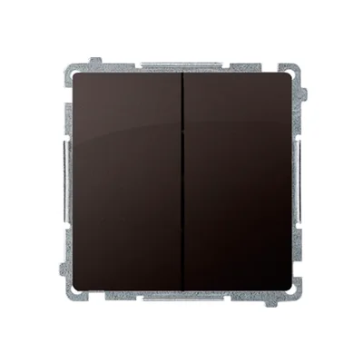SIMON BASIC Łącznik świecznikowy (moduł) 10AX 230V czekoladowy