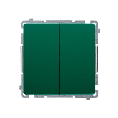 SIMON BASIC Łącznik świecznikowy (moduł) 10AX 230V zielony