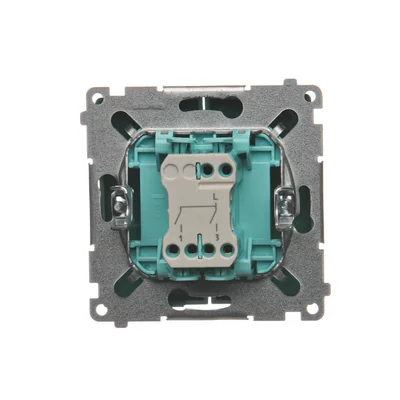 SIMON BASIC Łącznik świecznikowy (moduł) 10AX 230V zielony