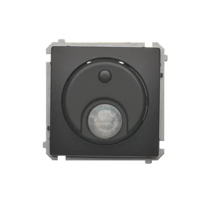 SIMON BASIC Łącznik z czujnikiem ruchu z przekaźnikiem z zabezpieczeniem (moduł) 230V grafit mat