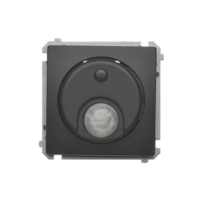 SIMON BASIC Łącznik z czujnikiem ruchu z zabezpieczeniem (moduł) 20–500W grafit mat