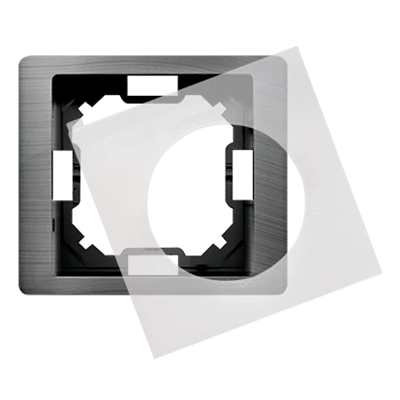 SIMON BASIC NEOS Ramka 1- krotna IP44 tytanowy, metalizowany
