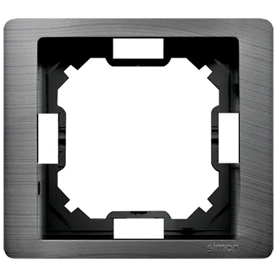 SIMON BASIC NEOS Ramka 1- krotna tytanowa, hydrografika