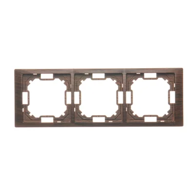 SIMON BASIC NEOS Ramka 3-krotna uniwersalna poziom i pion dębowa