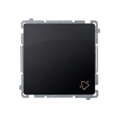 SIMON BASIC Przycisk "dzwonek" (moduł) 10AX 250V, szybkozłącza, grafitowy mat, metalizowany