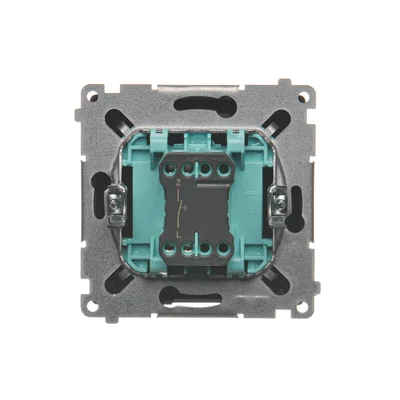 SIMON BASIC Przycisk dzwonek (moduł) 16AX 230V zaciski śrubowe grafit mat