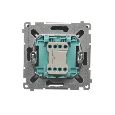 SIMON BASIC Przycisk pojedynczy zwierny bez piktogramu (moduł), 10AX, 250V~, czekoladowy