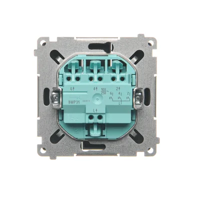 SIMON BASIC Przycisk potrójny 10A 250V grafit matowy