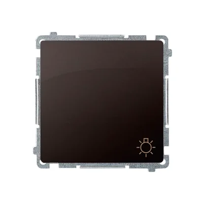 SIMON BASIC Przycisk światło (moduł) 10AX 230V czekoladowy