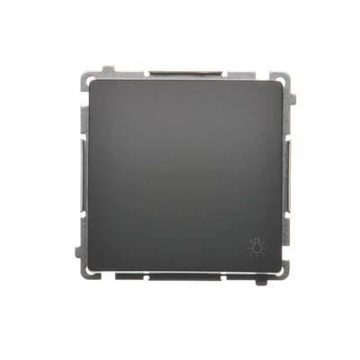 SIMON BASIC Przycisk światło (moduł) 10AX 230V grafit mat