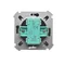 SIMON BASIC Przycisk żaluzjowy pojedynczy (moduł) 10A, 250V, zaciski śrubowe, grafitowy mat, metalizowany