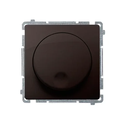 SIMON BASIC Ściemniacz naciskowo-obrotowy (moduł), 20–500 W, 230V~, czekoladowy