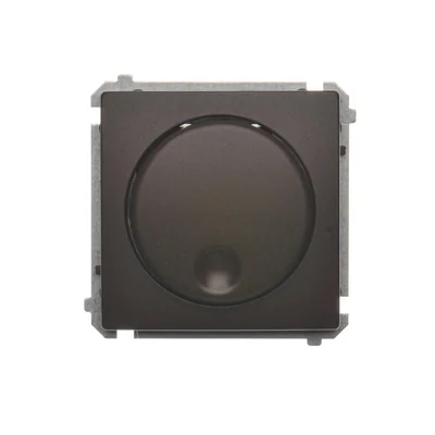 SIMON BASIC Ściemniacz naciskowo-obrotowy (moduł), 20–500 W, 230V~, czekoladowy