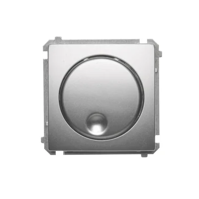 SIMON BASIC Ściemniacz naciskowo-obrotowy (moduł), 20–500 W, 230V~, srebrny mat