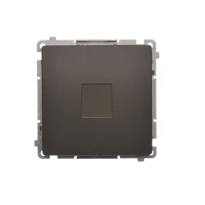 SIMON BASIC Zaślepka z mostkiem czekoladowy