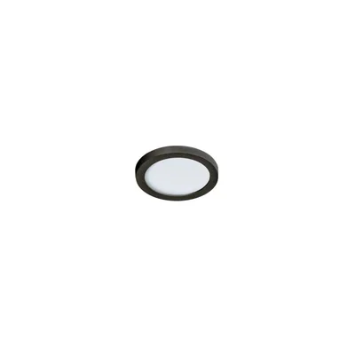 SLIM ROUND 9 3000K Lampa sufitowa wpuszczana czarna