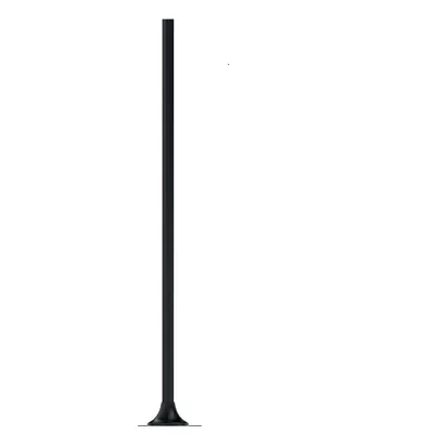 Słupek ogrodowy karbowany wzmocniony Sop 2100 KW czarny