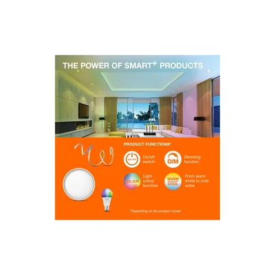 SMART+ WIFI Żarówka LED 5,5W A60 E27 806lm 2700K CW 230V