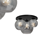 SOFIA Lampa sufitowa potrójna 40 cm czarna/przydymiona