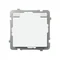 SONATA Gniazdo bryzgoszczelne z uziemieniem białe, bez ramki, wieczko przeźroczyste, wyposażone w przesłony torów prądowych