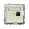 SONATA Gniazdo komputerowe, pojedyncze, kat. 5e ecru