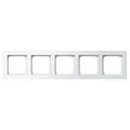 SONATA Ramka pięciokrotna biały