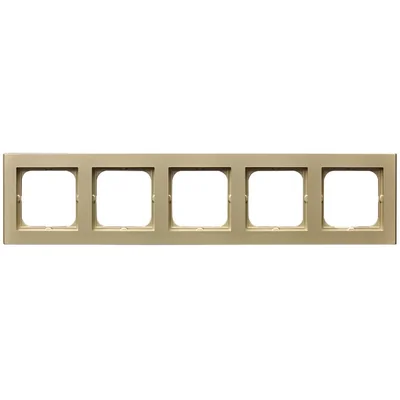 SONATA Ramka pięciokrotna szampański złoty