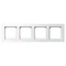 SONATA Ramka poczwórna biały