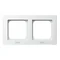 SONATA Ramka podwójna do łączników IP44 biały