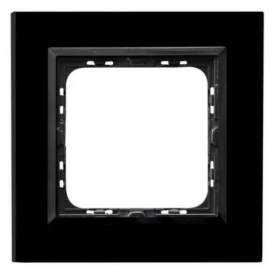 SONATA Ramka pojedyncza czarne szkło
