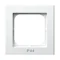 SONATA Ramka pojedyncza do łączników IP44 biały