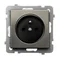 SONATA STAL INOX Gniazdo pojedyncze z uziemieniem stal inox